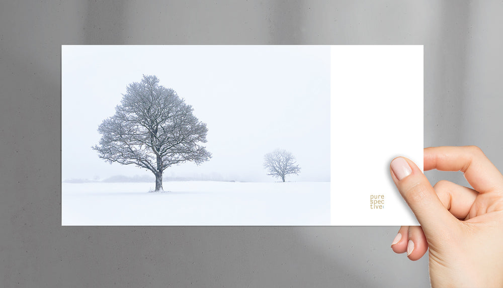 
                  
                    Winterkarte Weiße Stille Pure Winter No. 3 purespective Kathrin Meister
                  
                